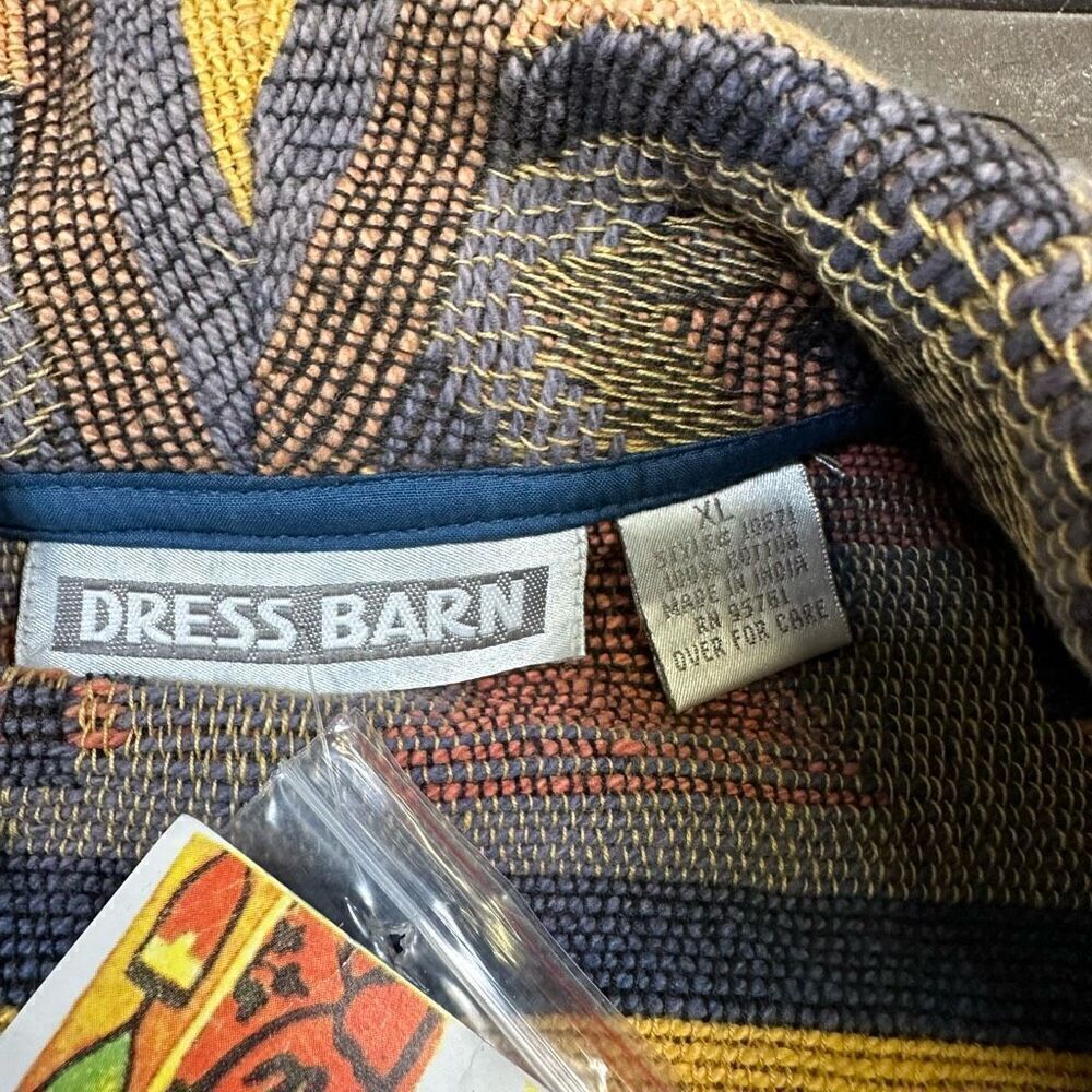 Dress Barn Women’s XL Vintage Southwestern Tribal Blazer Woven Bolero Jacket NWT - Picture 11 of 11